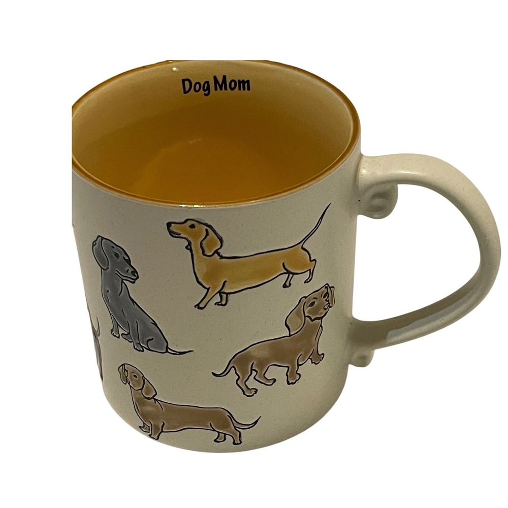 Spectrum Designz Dog Mom‎ Dachshund Mug Stoneware Weiner Dog Coffee Cup 2023 NEW